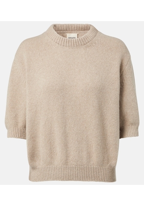 Khaite Davin knitted cashmere top