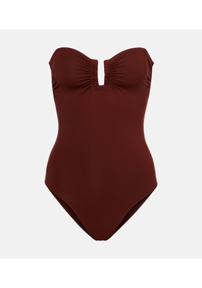 Eres Cassiopee strapless swimsuit