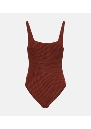 Eres Glory jacquard swimsuit