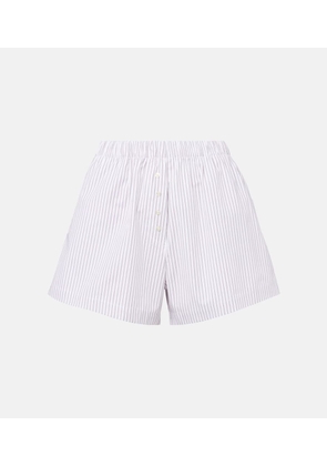 Leset Yoshi striped cotton-blend twill boxers