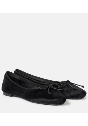 Khaite Charlotte calf hair ballet flats