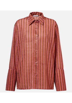 Oseree Lumiere striped shirt