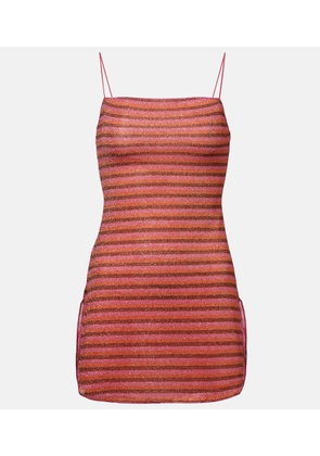 Oseree Lumiere striped minidress