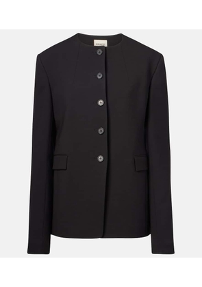 Khaite Jameson wool-blend jacket