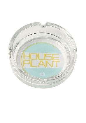 Houseplant Glass Ashtray in Blue Houseplant Logo - Baby Blue. Size all.
