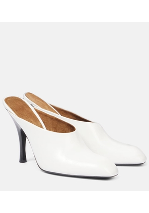 Khaite Colt 100 leather mules