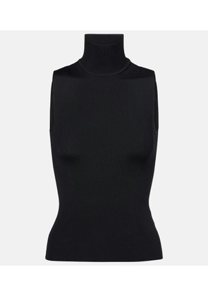 Khaite Benita ribbed-knit turtleneck top
