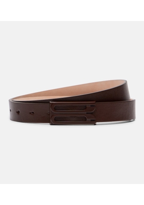 Victoria Beckham Logo leather belt