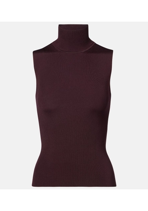 Khaite Benita ribbed-knit turtleneck top