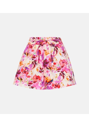 Ulla Johnson Rowan floral cotton shorts