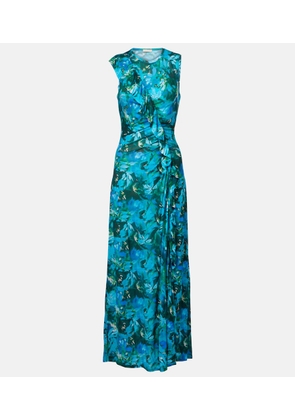 Ulla Johnson Elise ruffled printed jersey maxi dress