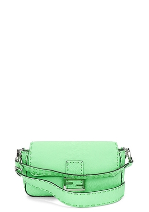 fendi Fendi Mama Baguette Shoulder Bag in Green - Green. Size all.