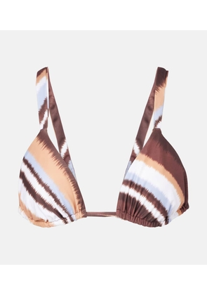 Faithfull Mary striped bikini top