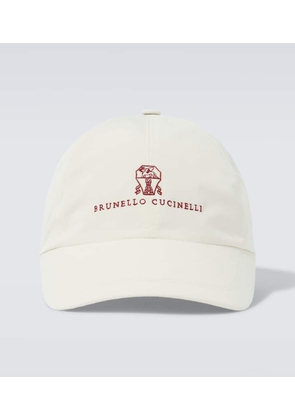 Brunello Cucinelli Embroidered logo baseball cap