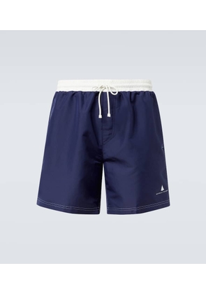 Brunello Cucinelli Logo swim trunks
