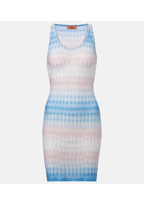 Missoni Zigzag ombre lame minidress