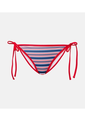 Jade Swim Ties striped bikini bottoms