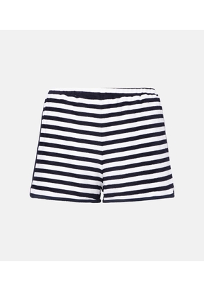 Jade Swim Striped terry shorts