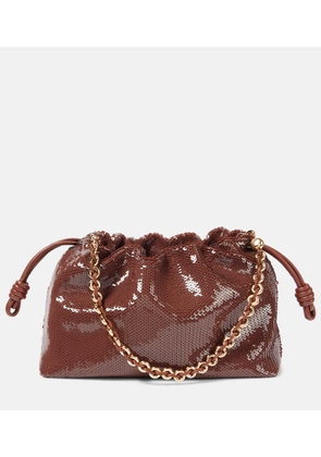 Loewe Flamenco Medium sequined clutch