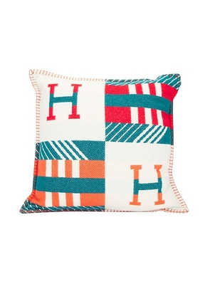hermes Hermes Avalon Cushion in Multi - White. Size all.