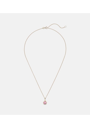 Stone and Strand Festival 14kt gold necklace with tourmaline