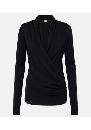 Toteme Draped jersey top