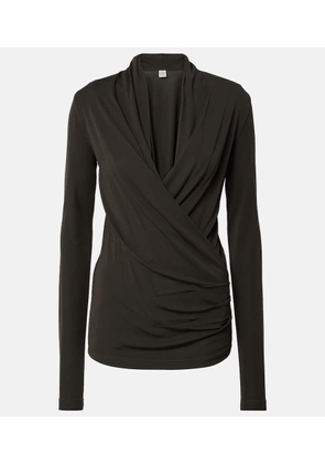 Toteme Draped jersey top
