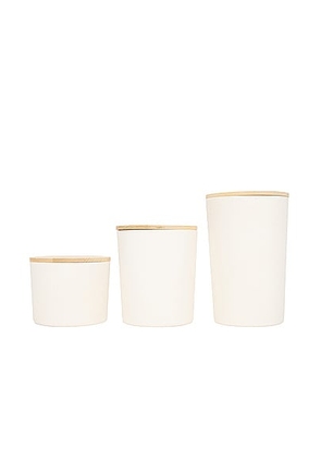 HAWKINS NEW YORK Essential Storage Containers in Ivory - White. Size all.