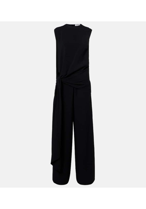 Alaia Tie gathered jersey jumpsuit