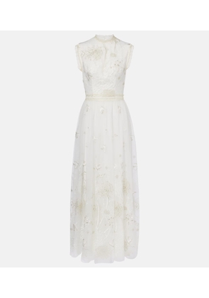 Costarellos Bridal embroidered gown