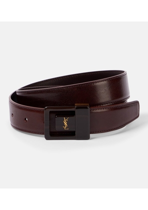 Saint Laurent La 66 leather belt