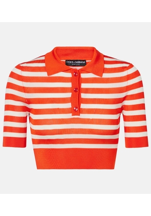 Dolce&Gabbana Striped polo shirt