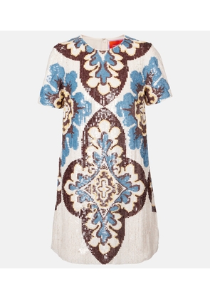 La DoubleJ Super Mini Swing sequined minidress