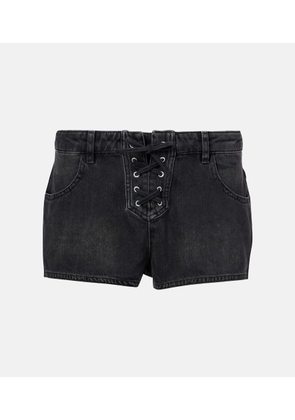 Isabel Marant Delma faded denim shorts