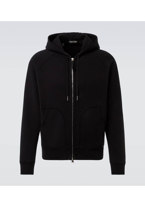 Tom Ford Cotton jersey zip-up hoodie