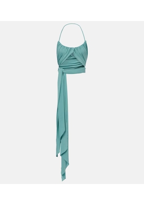 Alaia Draped halterneck top