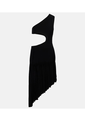 Alaia One-shoulder cutout midi dress