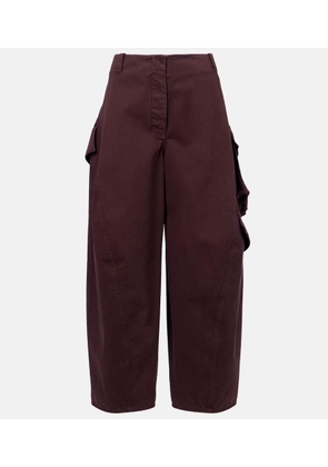 Alaia Cotton twill cargo pants
