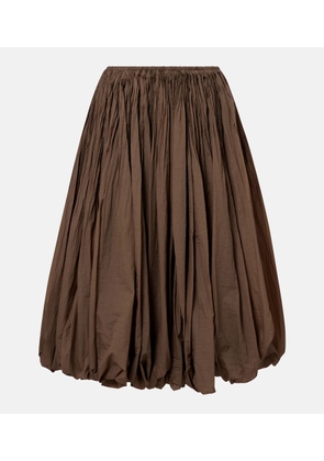 Alaia Flared balloon maxi skirt