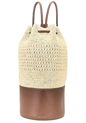 Janessa Leone Beca Backpack in Brown - Brown. Size all.