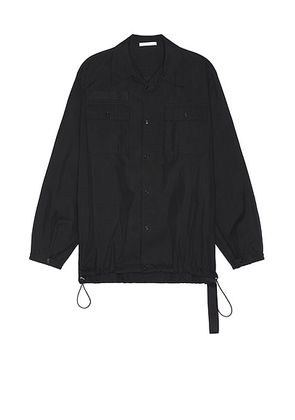 Helmut Lang Uniform Shirt in Black - Black. Size S (also in ).