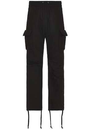 JOHN ELLIOTT Back Sateen Cargo Pants in Black - Black. Size S (also in ).