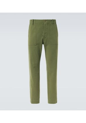 The Row Valerio cotton straight pants