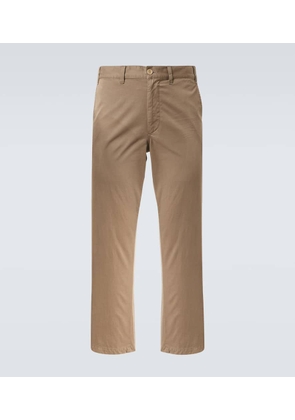 The Row Zach cotton and cashmere gabardine chinos