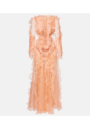 Zimmermann Balance ruffled silk organza maxi dress