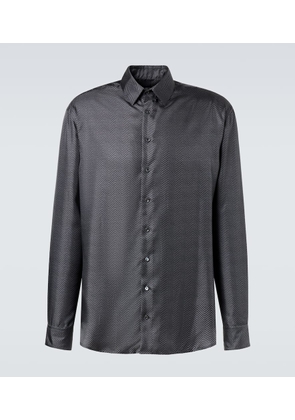 Giorgio Armani Chevron silk shirt