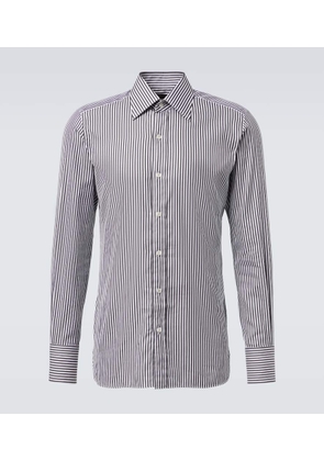 Tom Ford Ladder striped cotton shirt