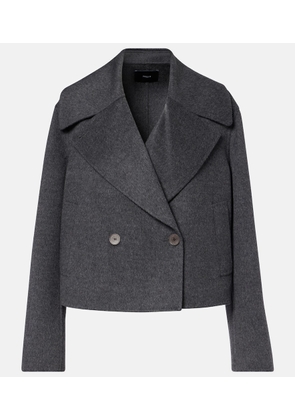Joseph Cropped wool and cashmere peacoat