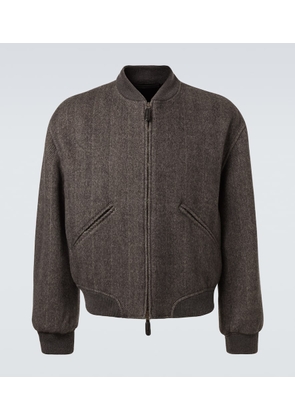 Giorgio Armani Cashmere bomber jacket