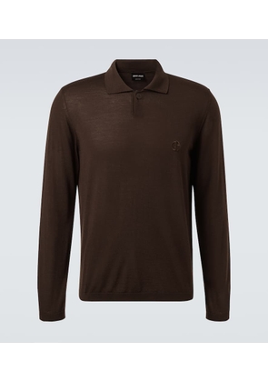 Giorgio Armani Virgin wool polo sweater